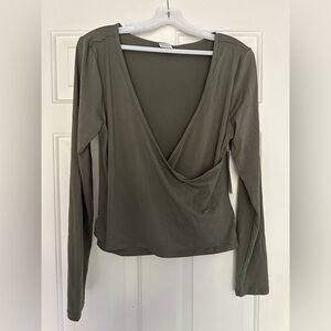 Athleta Olive Green Women's Top